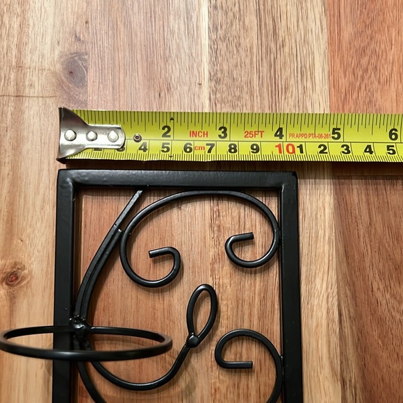 Set of 2 Metal Wall Sconces - Picture 3 of 8